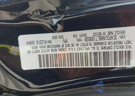 2020 Dodge Journey Se Value from USA, damaged, VIN 3C4PDCAB9LT199528